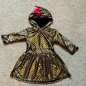 Kids dragon dress size 110cm, 3t